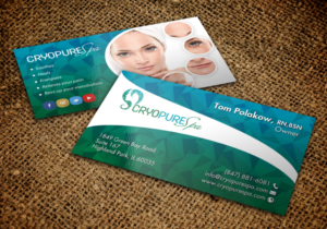 Design de Carte de Visite par chandrayaan.creative pour CryoPure Spa, LLC. | Design : #9209793