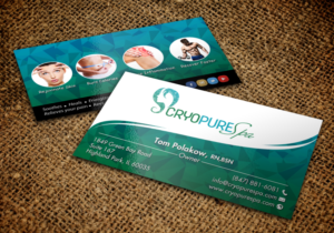 Design de Carte de Visite par chandrayaan.creative pour CryoPure Spa, LLC. | Design : #9209794
