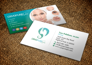 Design de Carte de Visite par chandrayaan.creative pour CryoPure Spa, LLC. | Design : #9209797