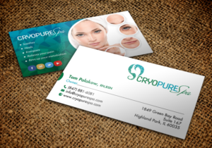 Design de Carte de Visite par chandrayaan.creative pour CryoPure Spa, LLC. | Design : #9209798
