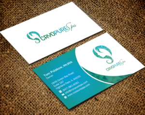 Design de Carte de Visite par chandrayaan.creative pour CryoPure Spa, LLC. | Design : #9209866
