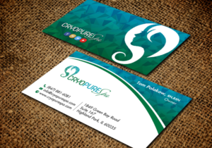 Design de Carte de Visite par chandrayaan.creative pour CryoPure Spa, LLC. | Design : #9216631