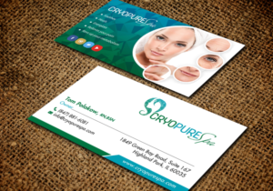 Design de Carte de Visite par chandrayaan.creative pour CryoPure Spa, LLC. | Design : #9216633