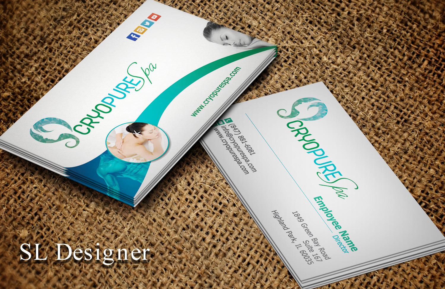Design de Carte de Visite par SL Designer pour CryoPure Spa, LLC. | Design #9208923