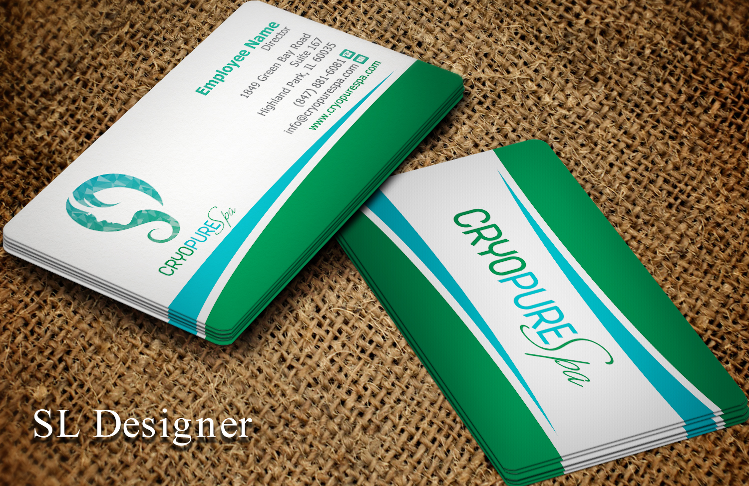 Design de Carte de Visite par SL Designer pour CryoPure Spa, LLC. | Design #9208926