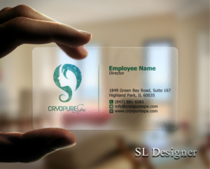 Design de Carte de Visite par SL Designer pour CryoPure Spa, LLC. | Design : #9208967