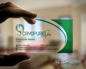 Design de Carte de Visite par SL Designer pour CryoPure Spa, LLC. | Design : #9208969