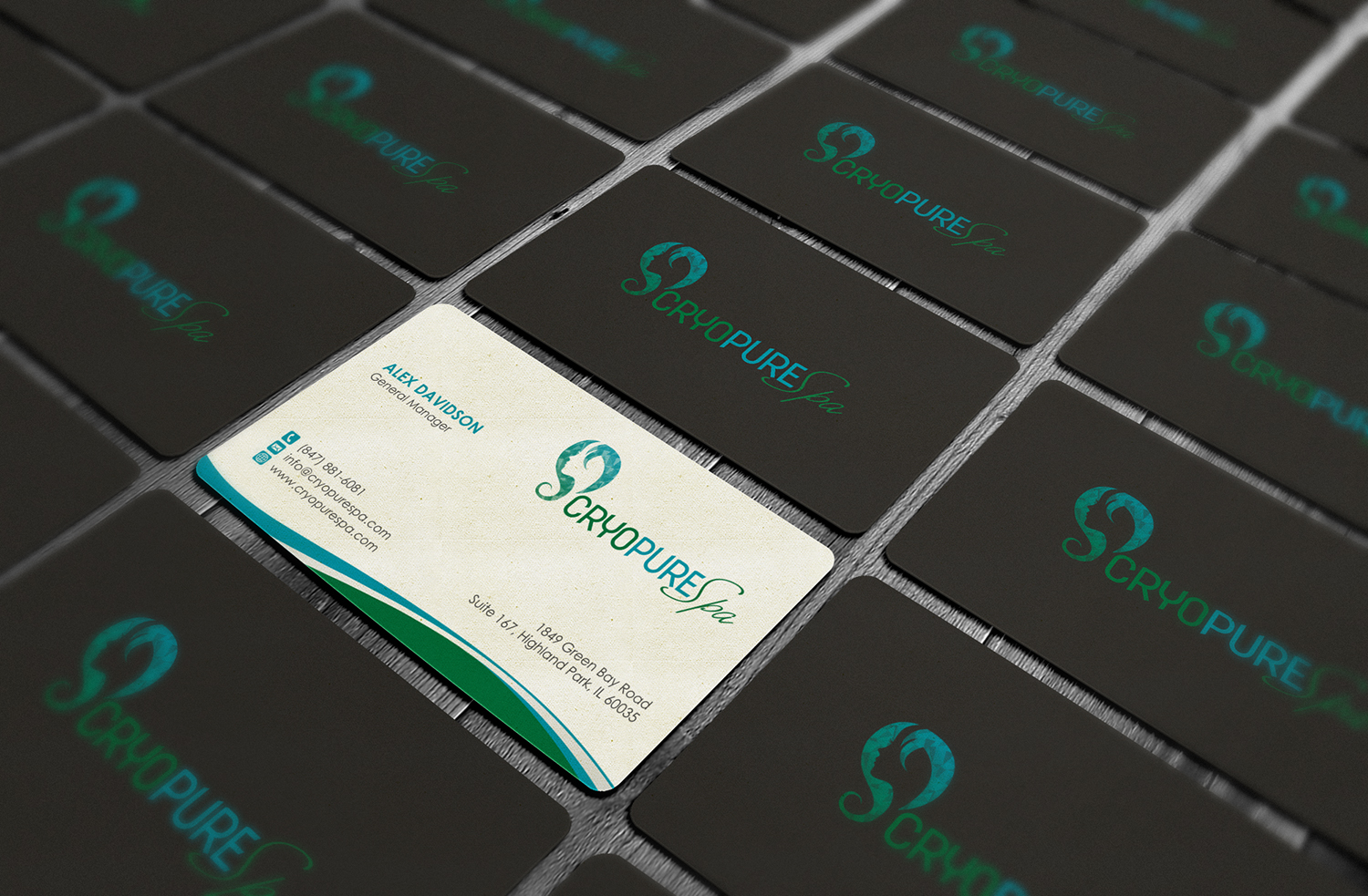 Design de Carte de Visite par logodentity pour CryoPure Spa, LLC. | Design #9212171