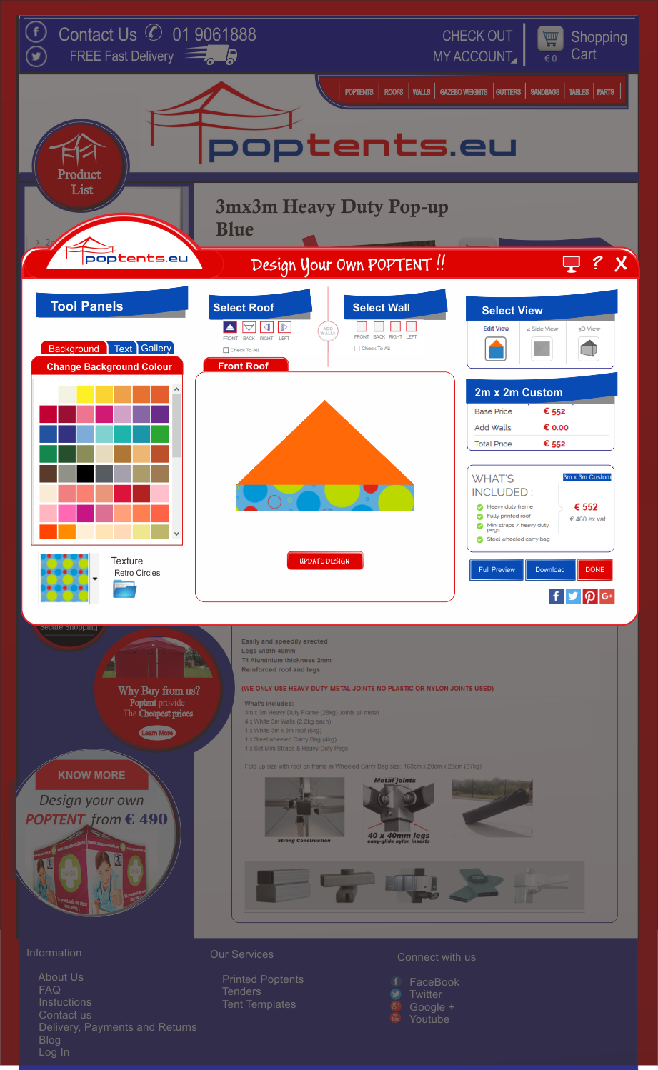 Web Design by salmazhafirah for Poptents.eu | Design #9210367