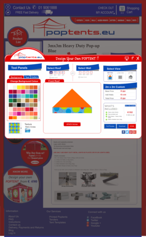 Web Design by salmazhafirah for Poptents.eu | Design: #9210367