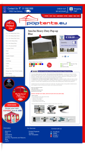 Diseño Web por salmazhafirah para Poptents.eu | Diseño: #9218200