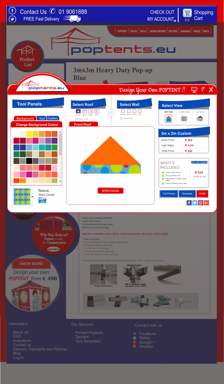Diseño Web por salmazhafirah para Poptents.eu | Diseño #9218232