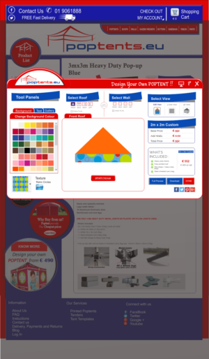 Diseño Web por salmazhafirah para Poptents.eu | Diseño: #9218232