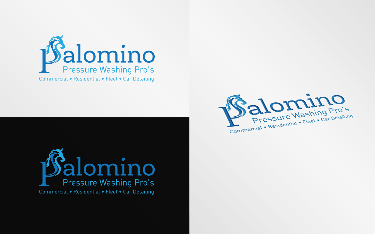 Logo Design by Grafactory for Palomino Pressure Washing | Design #9263741