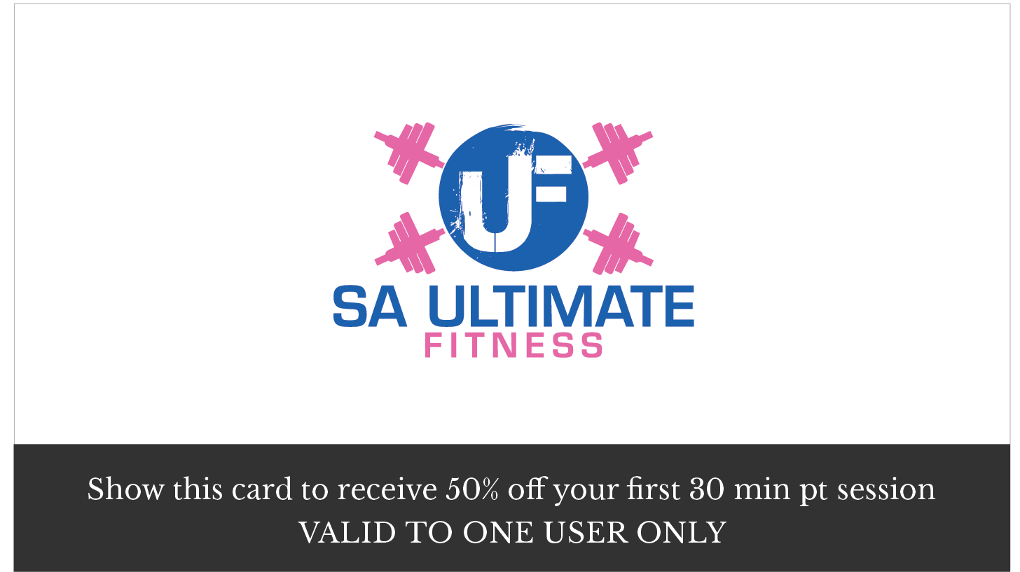 Visitenkarten-Design von Urbanique für SA Ultimate Fitness | Design #9207073