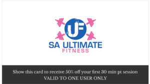 Business Card Design by Urbanique for SA Ultimate Fitness | Design: #9207073