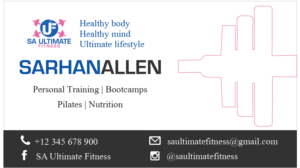 Business Card Design by Urbanique for SA Ultimate Fitness | Design: #9207075
