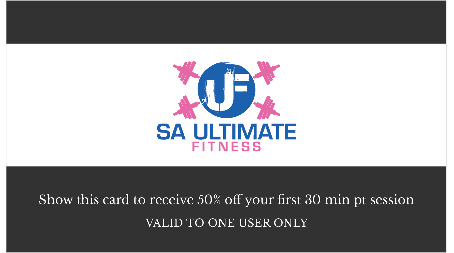 Design de Carte de Visite par Urbanique pour SA Ultimate Fitness | Design #9207100