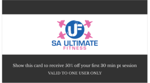Business Card Design by Urbanique for SA Ultimate Fitness | Design: #9207100