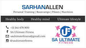 Business Card Design by Urbanique for SA Ultimate Fitness | Design: #9207101