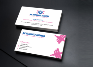 Business Card Design by Creations Box 2015 for SA Ultimate Fitness | Design: #9211906