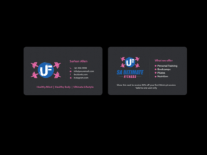 Business Card Design by Creations Box 2015 for SA Ultimate Fitness | Design: #9211910