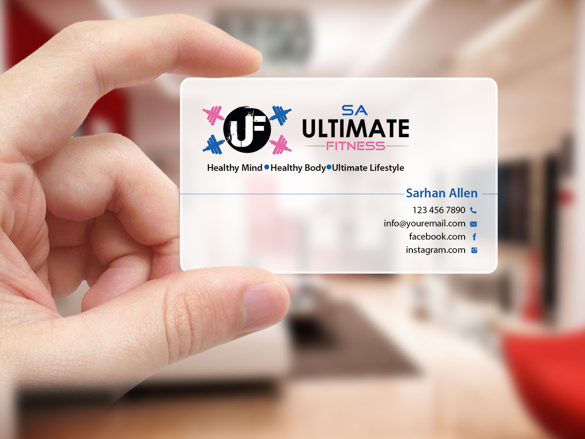 Business Card Design by Creations Box 2015 for SA Ultimate Fitness | Design #9211912