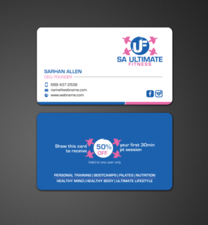 Business Card Design by chandrayaan.creative for SA Ultimate Fitness | Design: #9209715