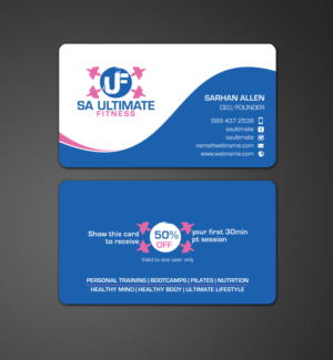 Business Card Design by chandrayaan.creative for SA Ultimate Fitness | Design: #9209717
