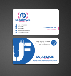 Business Card Design by chandrayaan.creative for SA Ultimate Fitness | Design: #9209749