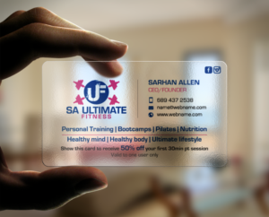 Business Card Design by chandrayaan.creative for SA Ultimate Fitness | Design: #9216707