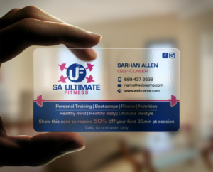 Business Card Design by chandrayaan.creative for SA Ultimate Fitness | Design: #9216708