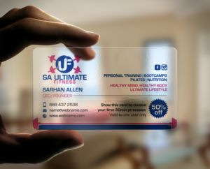 Business Card Design by chandrayaan.creative for SA Ultimate Fitness | Design: #9216709