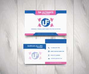 Business Card Design by GFDRT for SA Ultimate Fitness | Design #9222648