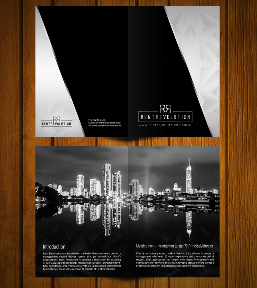 Diseño de Brochure por debdesign para Rent Revolution | Diseño #9264952