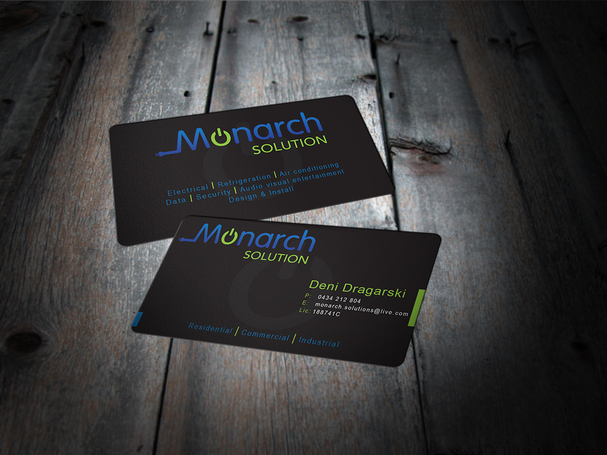 Business Card Design by MT for Monarch Solutions | Design: #2061351