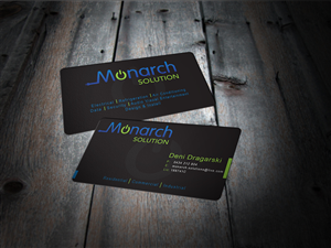 Monarch Solutions | Business Card Design by MT