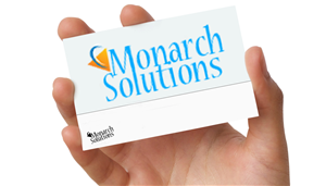 Visitenkarten-Design von Zarka für Monarch Solutions | Design #2057132
