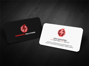 Business Card Design by diRtY.EMM for Monarch Solutions | Design: #2058800
