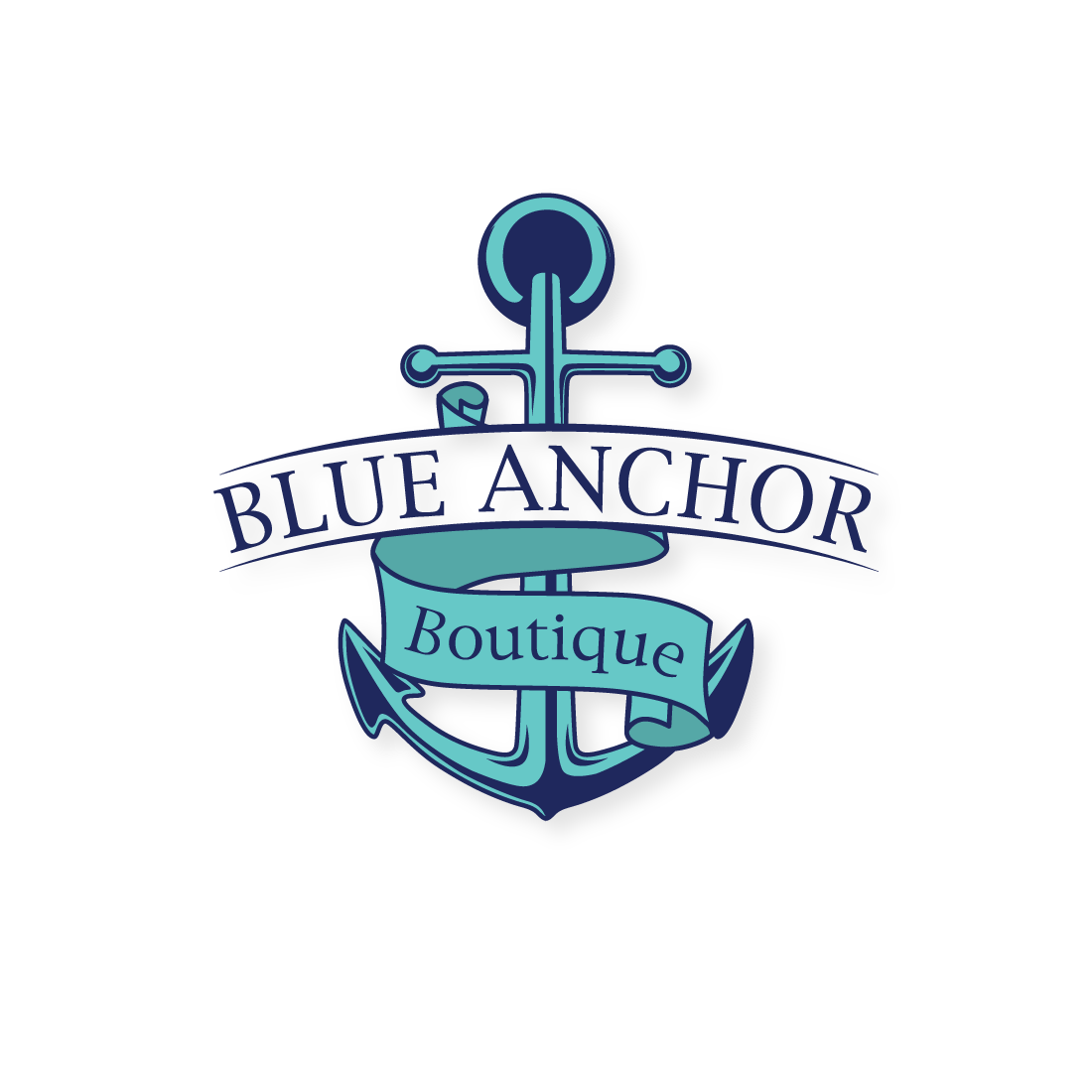 Logo Design by All American Designs for Blue Anchor Boutique | Design #9204056