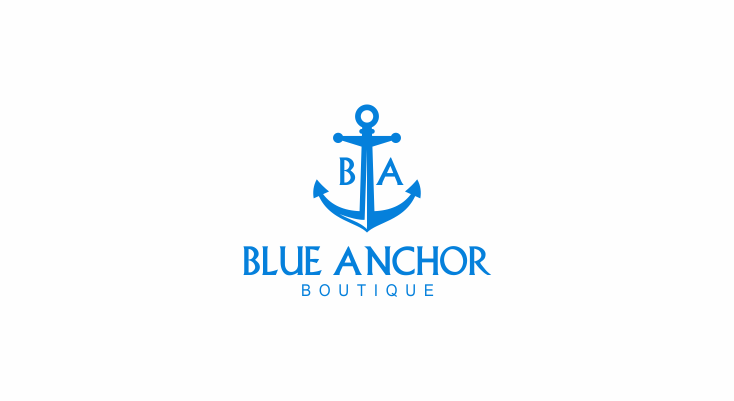 Logo Design by pa2pat for Blue Anchor Boutique | Design #9204238