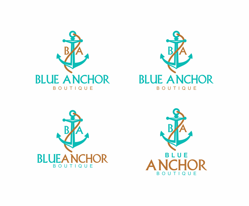 Diseño de Logo por pa2pat para Blue Anchor Boutique | Diseño #9204715