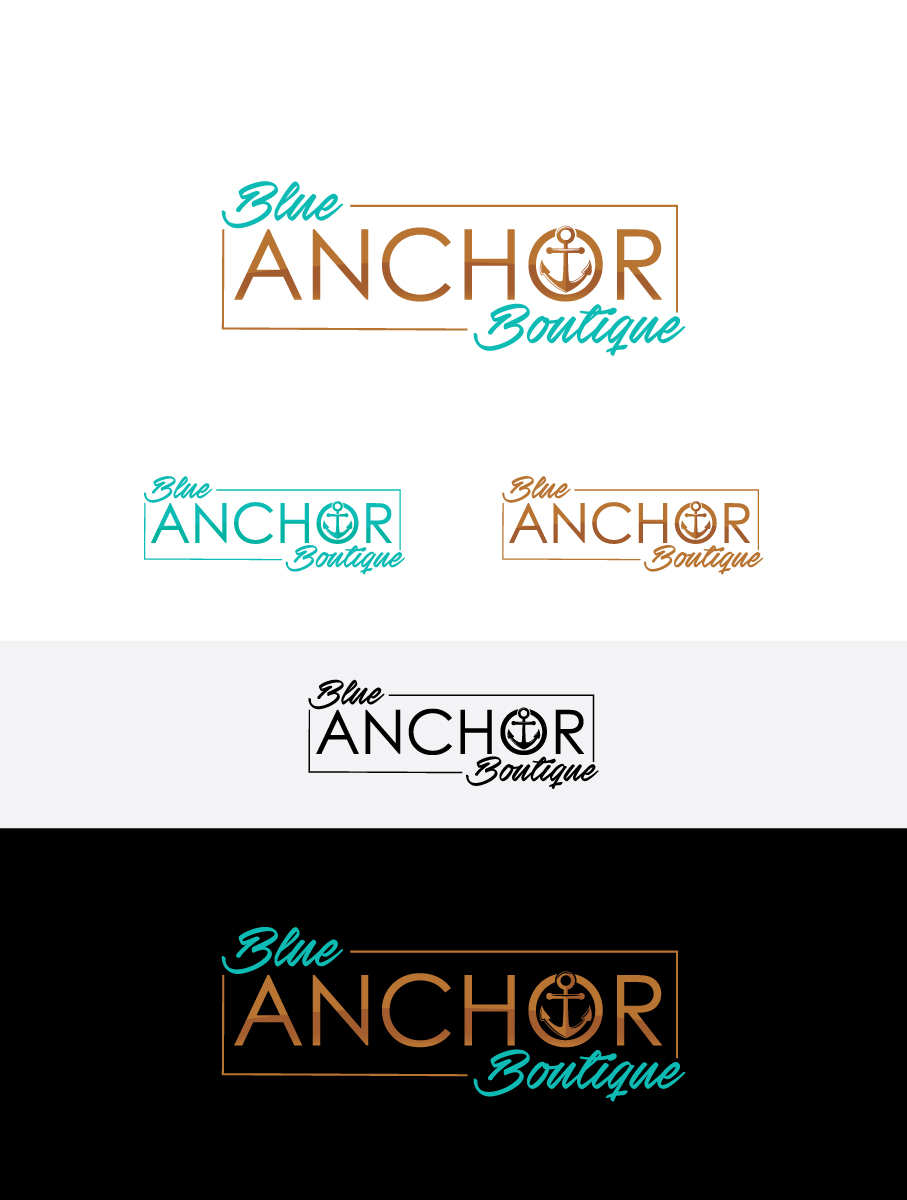 Logo-Design von Creative Ants für Blue Anchor Boutique | Design #9211782