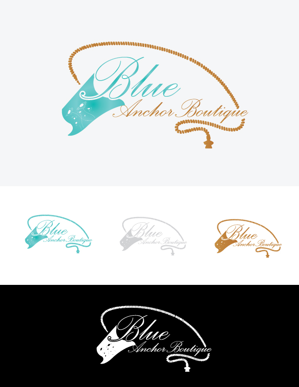 Logo Design by Creative Ants for Blue Anchor Boutique | Design #9211785