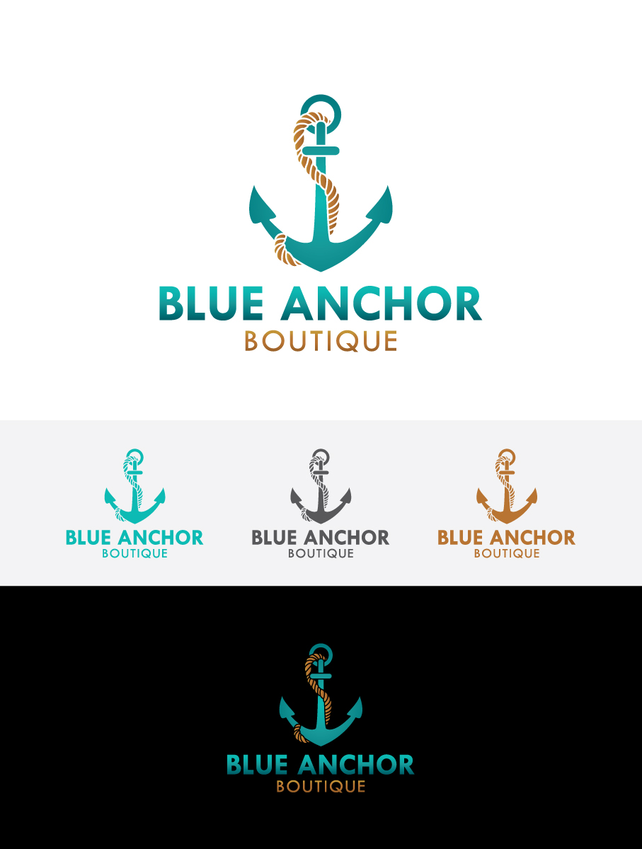 Logo Design by Creative Ants for Blue Anchor Boutique | Design #9211948