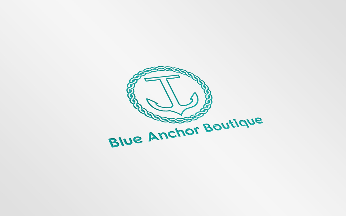 Diseño de Logo por goranvisnjic82 para Blue Anchor Boutique | Diseño #9203754