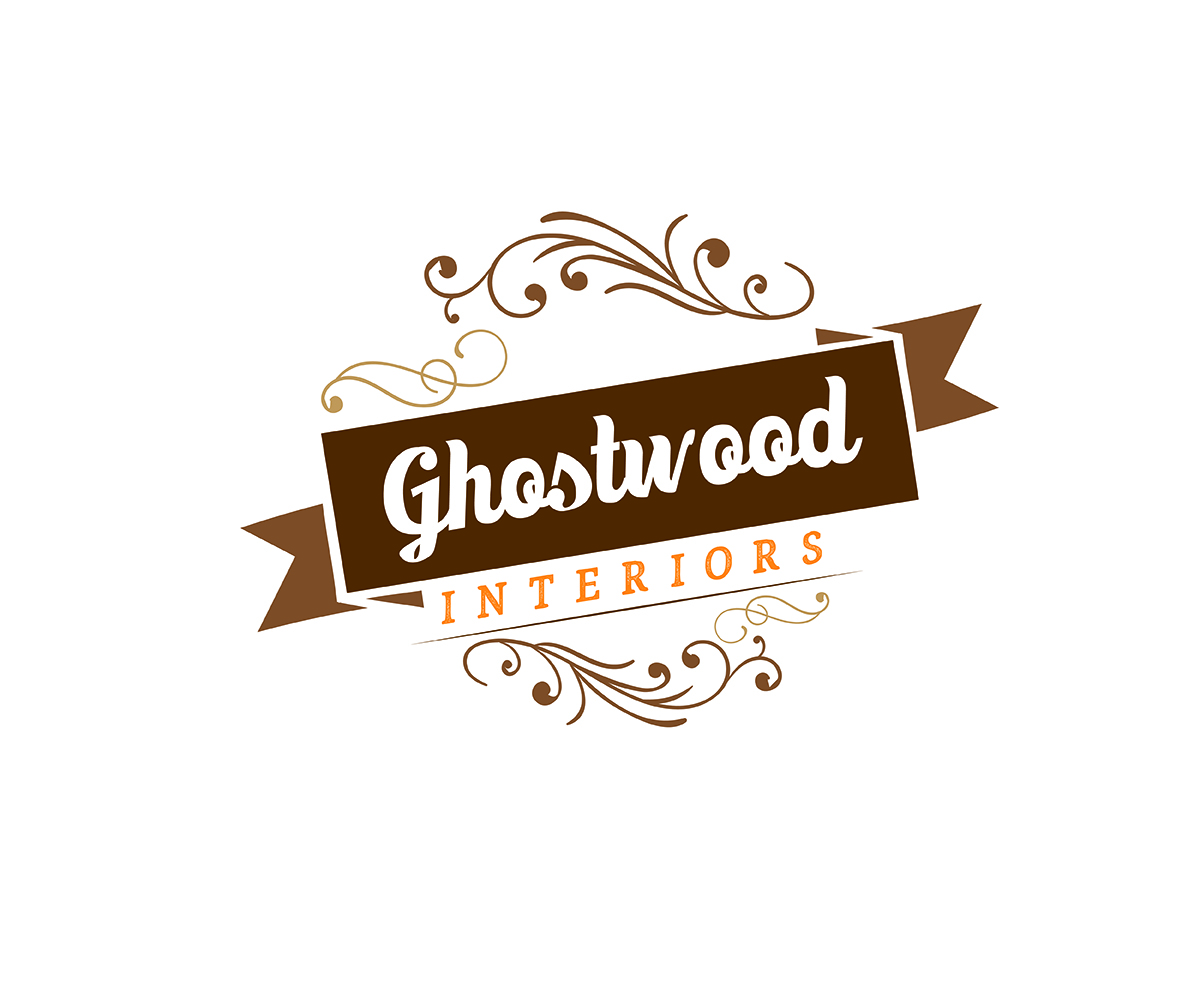 Logo Design by Curly Cat Lab for Ghostwood Interiors | Design #9430521