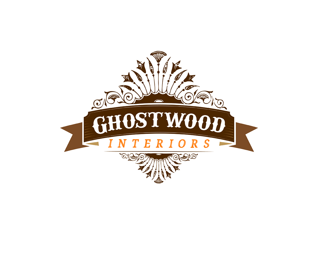 Logo Design by Curly Cat Lab for Ghostwood Interiors | Design #9456414