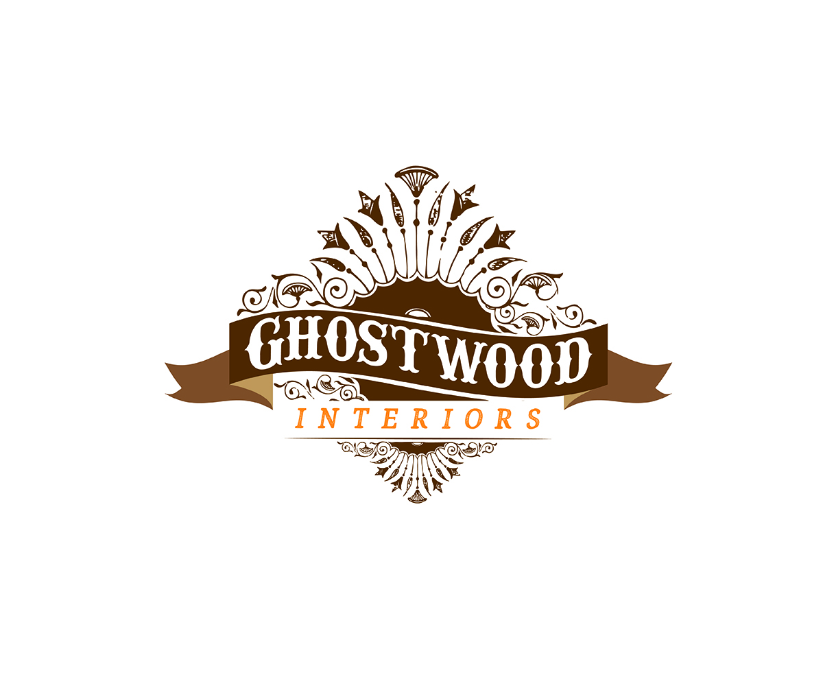 Logo Design by Curly Cat Lab for Ghostwood Interiors | Design #9459155