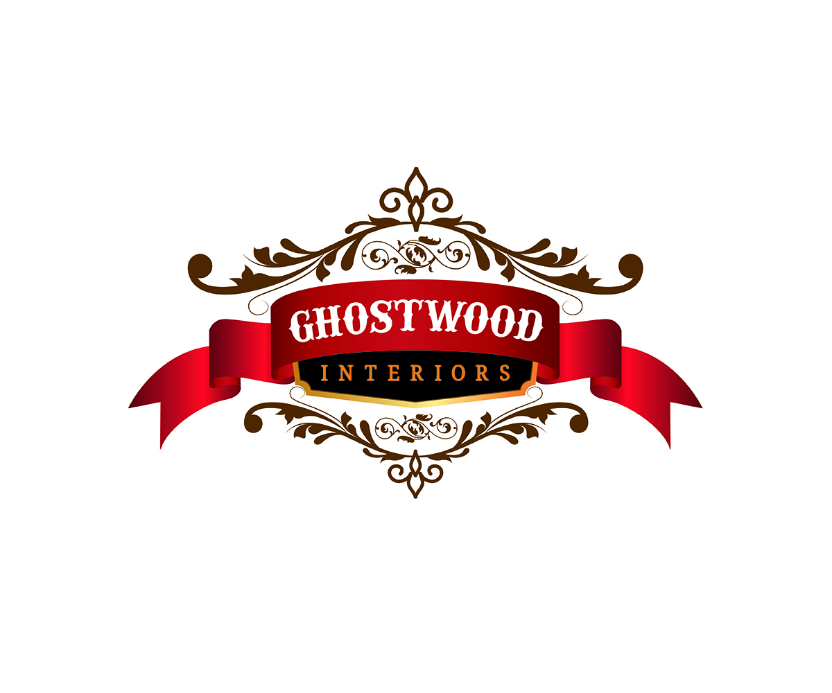 Logo Design by Curly Cat Lab for Ghostwood Interiors | Design #9533673